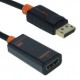Ovaltech Adaptador DisplayPort Macho - HDMI Hembra, NegroMEDI SOL