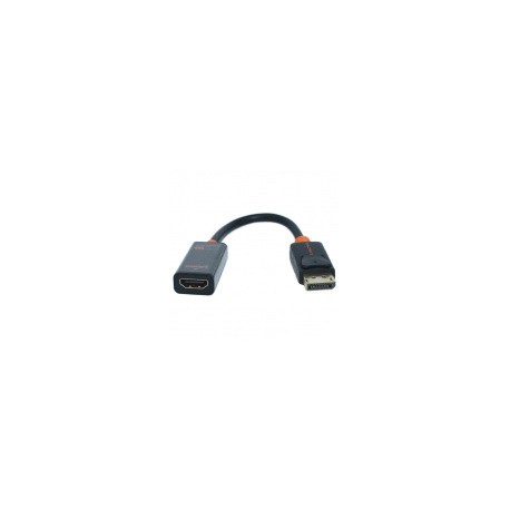 Ovaltech Adaptador DisplayPort Macho - HDMI Hembra, NegroMEDI SOL