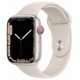 Apple Watch Series 7 GPS + Cellular, Caja de Aluminio Color Blanco de 45mm, Correa Deportiva BlancoMEDI SOL