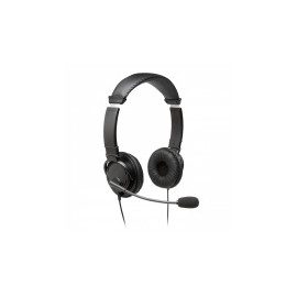 Kensington Audífonos con Micrófono K97603WW, Alámbrico, 2 Metros, Negro