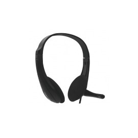 Acteck Audífonos con Micrófono SF20, Alámbrico, USB, Negro