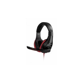 Xtech Audífonos con Micrófono XTH-510, Alámbrico, 2 Metros, Negro/Rojo