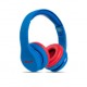 Billboard Audífonos con Micrófono Handy Beat, Bluetooth, Inalámbrico, Azul/RojoMEDI SOL