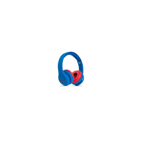 Billboard Audífonos con Micrófono Handy Beat, Bluetooth, Inalámbrico, Azul/RojoMEDI SOL