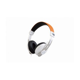 Misik Audífonos con Micrófono MH600, Alámbrico, 3.5mm, Blanco