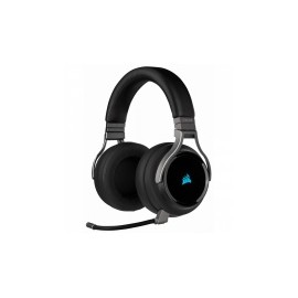 Corsair Audífonos Gamer VIRTUOSO RGB WIRELESS 7.1, Inalámbrico, USB + 3.5mm, Negro