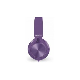 Mobifree Audífonos con Micrófono MM-300, Alámbrico, 1.2 Metros, 3.5mm, Púrpura