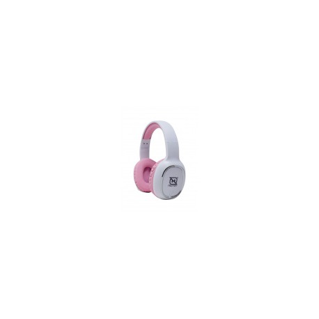 Necnon Audífonos con Micrófono NBH-04 Pro, Bluetooth, Inalámbrico, Rosa/BlancoMEDI SOL