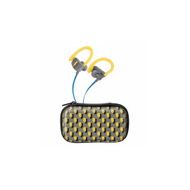 Steren Audífonos Intrauriculares Deportivos AUD-795/S Los Simpsons Bartface, Inalámbrico, Bluetooth, Amarillo/Azul