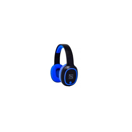 Necnon Audífonos con Micrófono NBH-04 Pro, Bluetooth, Inalámbrico, Azul/NegroMEDI SOL