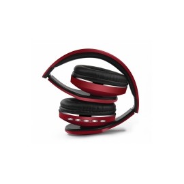 Naceb Audífonos con Micrófono Cetus, Bluetooth, Inalámbrico, Rojo