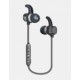Ginga Audífonos Intrauriculares Deportivos con Micrófono GI18AUD01BT-GR, Inalámbrico, Bluetooth, GrisMEDI SOL