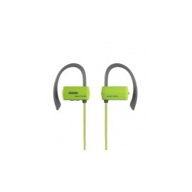 Ginga Audífonos Intrauriculares Deportivos con Micrófono Free Motion, Inalámbrico, Bluetooth, Verde