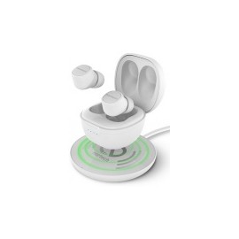Naztech Audífonos Intrauriculares Deportivos con Micrófono Freedom+, Inalámbrico, Bluetooth, Blanco