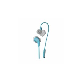 JBL Audífonos Intrauriculares Deportivos con Micrófono Endurance RUN, Alámbrico, 3.5mm, Azul Claro