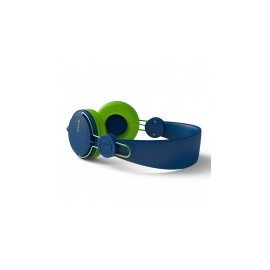 Naceb Audífonos con Micrófono Air, Alámbrico, 1.2 Metros, 3.5mm, Azul/Verde