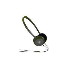 Maxell Audífonos con Micrófono UltraLight Headphones, Alámbrico, 3.5mm, Verde/Gris