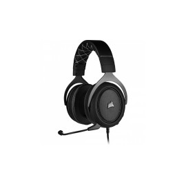 Corsair Audífonos Gamer HS60 PRO SURROUND 7.1, Alámbrico, 1.8 Metros, 3.5mm, Carbón