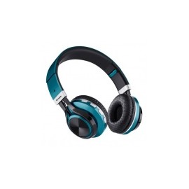 Steren Audífonos con Micrófono Xtreme, Bluetooth, Inalámbrico, Negro/Azul
