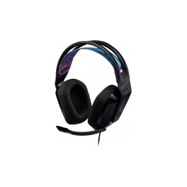 Logitech Audífonos Gamer G335 para PC/Xbox/PS4/Nintendo Switch, Alámbrico, 3.5mm, Negro