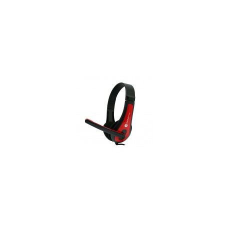 TechZone Audífonos con Micrófono TZ15PCAUD, Alámbrico, Negro/RojoMEDI SOL
