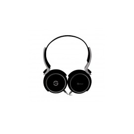 Getttech Audífonos con Micrófono Rythm, Alámbrico, 1.5 Metros, 3.5mm, Negro/Gris