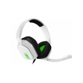 Astro Gaming Audífonos Gamer A10 para PS4/PS5/Xbox/PC/Mac, Alámbrico, 3.5mm, Blanco/Verde