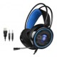 OEM Audífonos con Micrófono G60, Alámbrico, 2.20 Metros, USB, Negro/AzulMEDI SOL