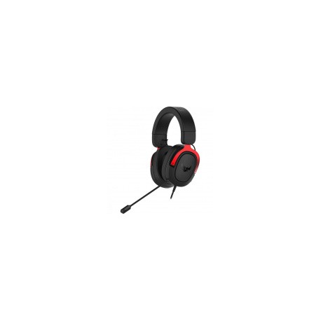 ASUS Audífonos Gamer TUF Gaming H3 7.1, Alámbrico, 1.3 Metros + 1.3 Metros de Extensión, 3.5mm, Negro/RojoMEDI SOL