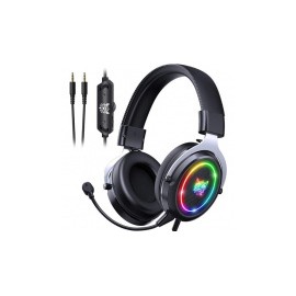 OEM Audífonos con Micrófono G60, Alámbrico, 2.20 Metros, USB, Negro
