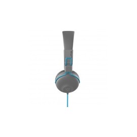 JLAB Audífonos para Niños con Micrófono JBuddies Kids, Alámbrico, 3.5mm, Gris/Azul