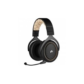 Corsair Audífonos Gamer con Micrófono HS70 PRO 7.1, Inalámbrico, Negro/Crema