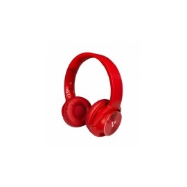 Vorago Audífonos HPB-200, Bluetooth, Inalámbrico, Rojo