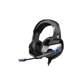 Onikuma Audífonos Gamer K5, Alámbrico, 2.2 Metros, 3.5mm/USB, Negro/Gris