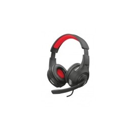 Trust Audífonos Gamer GXT 307 Ravu para Xbox One/Xbox Series X/S/PS4/PS5/Nintendo Switch, Alámbrico, 2 Metros, 3.5mm, Negro/Roj