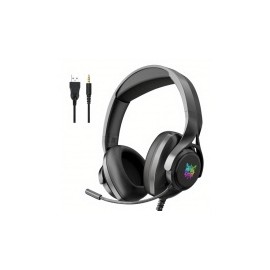 Binden Audífonos Gamer X16 para PC/Xbox/PS4/Nintendo Switch, Alámbrico, 3.5mm, Negro