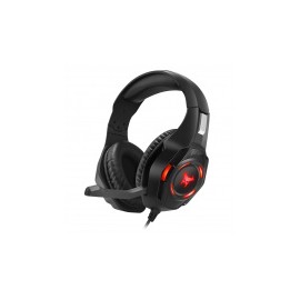 STF Mobile Audífonos Gamer Muspell Force, Alámbrico, Negro/Rojo