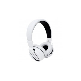 Necnon Audífonos con Micrófono NBH-05, Bluetooth, Inalámbrico, Blanco