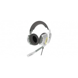 Gamdias Audífonos Gamer Hephaestus E1, Alámbrico, 1.8 Metros, USB+3.5mm, Blanco