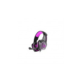 Necnon Audífonos Gamer NBHG-VIPER, Alámbrico, 2.1 Metros, 3.5mm, Negro/Morado
