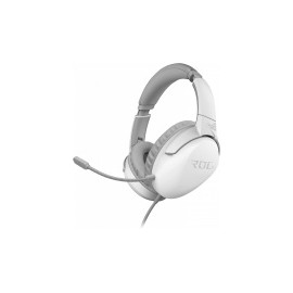 ASUS Audífonos Gamer ROG Strix Go Core Moonlight White para PC/PS5/Xbox/Nintendo Switch, Alámbrico, 1.2 Metros, 3.5mm, Blanco