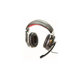 Megaluz Audifonos Gamer ADG-10 para PS4, Alámbrico, 1.2 Metros, 3.5mm, Negro/Rojo