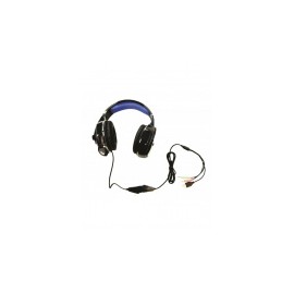 Megaluz Audifonos Gamer ADG-10 para PS4, Alámbrico, 1.2 Metros, 3.5mm, Negro/Azul