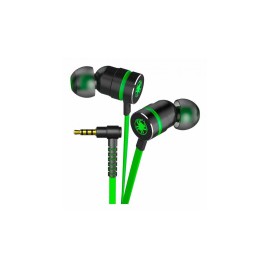 Binden Audífonos Gamer G20, Alámbrico, 1.56 Metros, 3.5mm, Negro/Verde