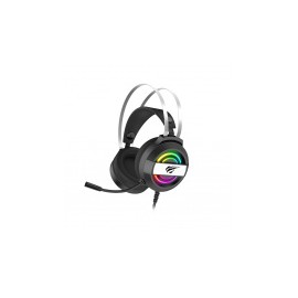 Havit Audífonos Gamer H2026D, Alámbrico, 2 Metros, 3.5mm, Negro/Plata