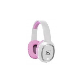 Necnon Audífonos con Micrófono NBH-04 Pro, Bluetooth, Inalámbrico, Rosa
