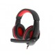 Xtech Audífonos Gamer Igneus Gaming Multiplataforma, Alámbrico, 2 Metros, 3.5mm, Rojo/Negro