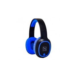 Necnon Audífonos con Micrófono NBH-04 Pro, Bluetooth, Inalámbrico, Azul