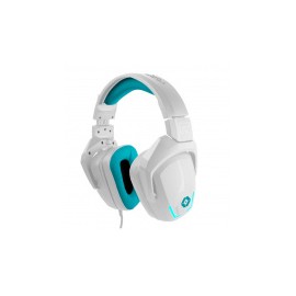 Vortred Audífonos Gamer Cloud Pass 7.1, Alámbrico, 2.2 Metros, USB, Blanco/Azul