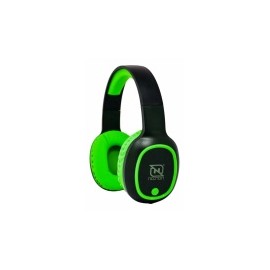 Necnon Audífonos con Micrófono NBH-04 Pro, Bluetooth, Inalámbrico, Verde